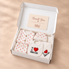 Hello Mama I Love Mom & Dad 5-Piece Newborn Baby Gift Set – 100% Soft Cotton Outfit for 0–3 Months
